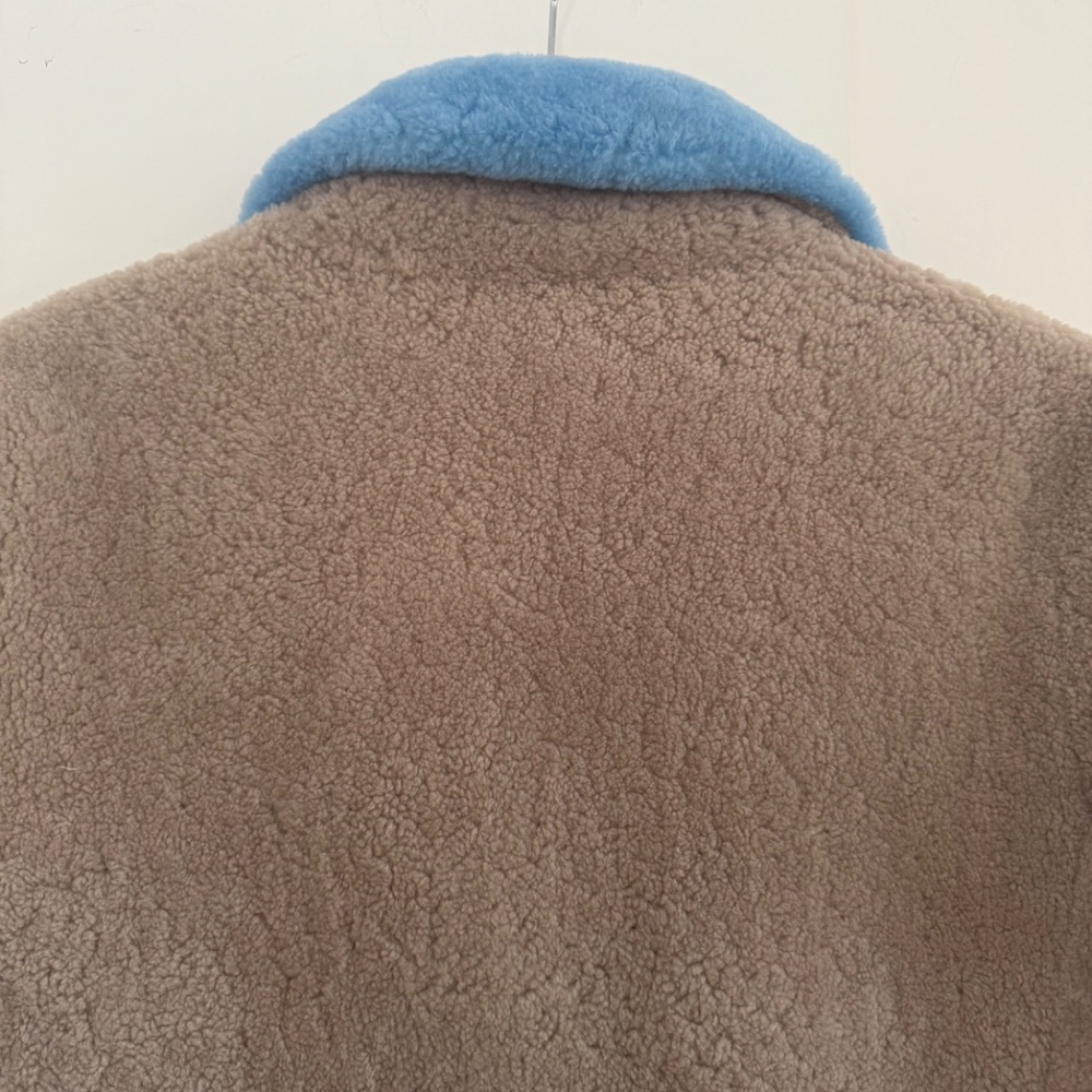 SAKS POTTS FEBBE COAT - GENUINE SHEEPSKIN/SHEARLING - MEDIUM - Picture 10 of 14